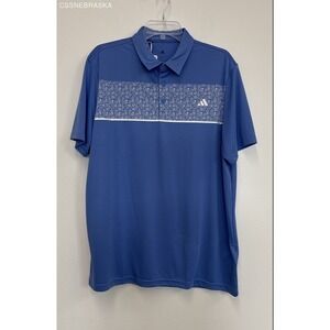 Adidas Blue Polo Shirt Mens - Size XL